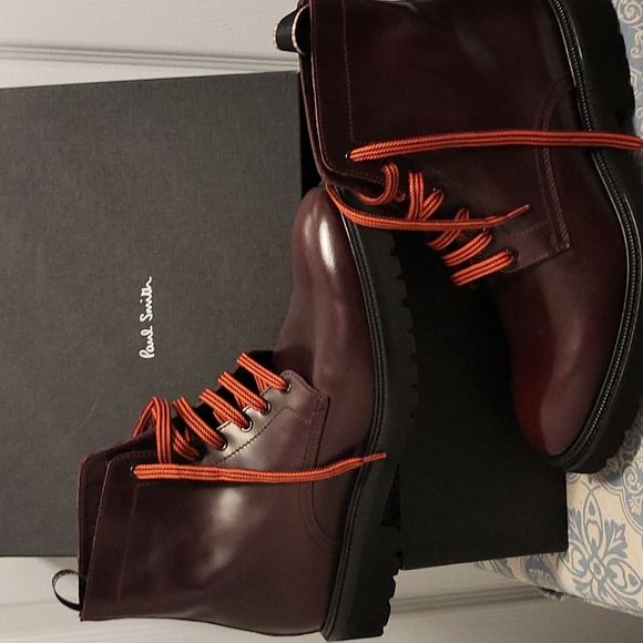 Paul Smith Other - 💯 Auth Paul Smith Farley Burgundy leather Boots